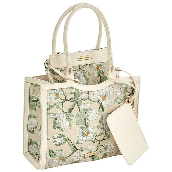 Adrienne Vittadini Floral Satchel Piece NWT